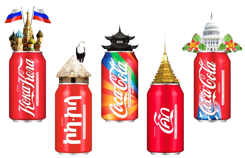 coca cola all over the world